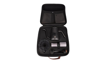 Black Portable espresso coffee maker bag kit - Coffee Wonders