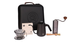 Black Portable espresso coffee maker bag kit